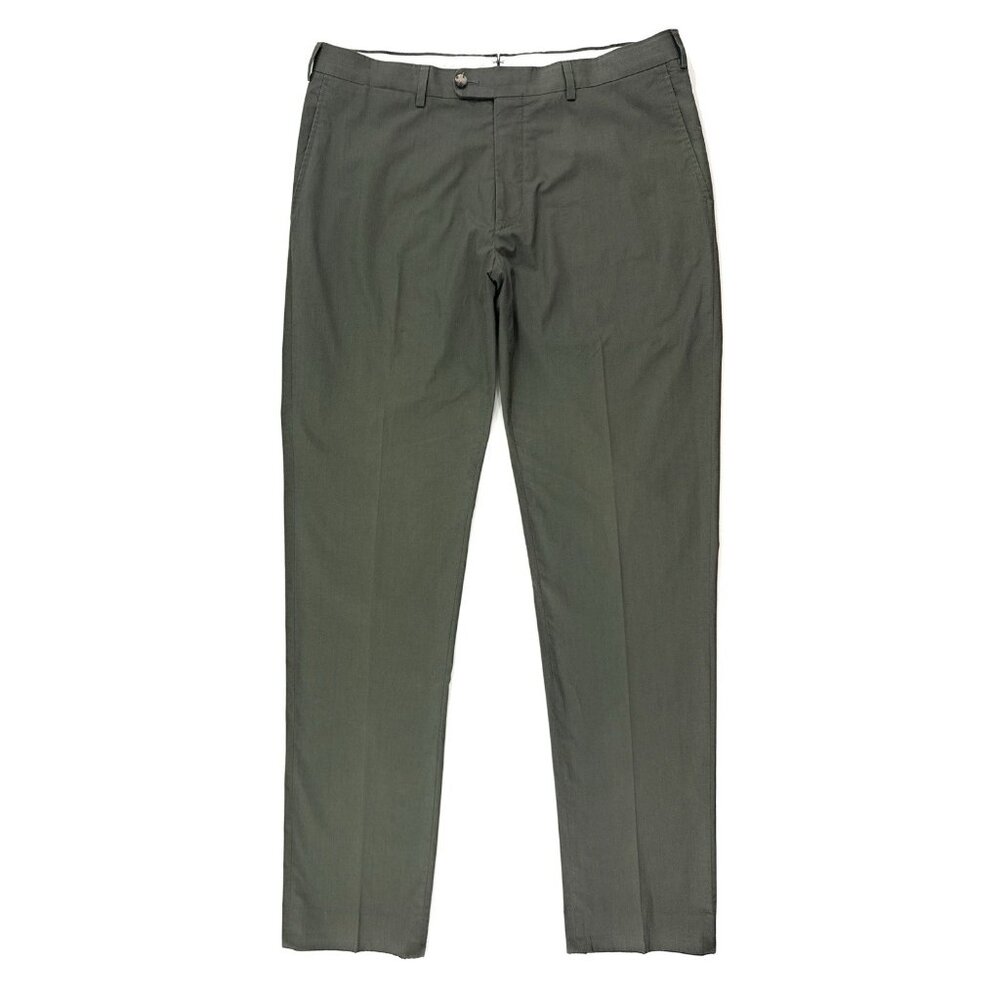 SuitSupply Mens Pants Soho Slim Progettouno Cotton Flat Front Trouser Size 36x33